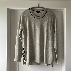 J. Crew Side Slit Merino Wool Sweater